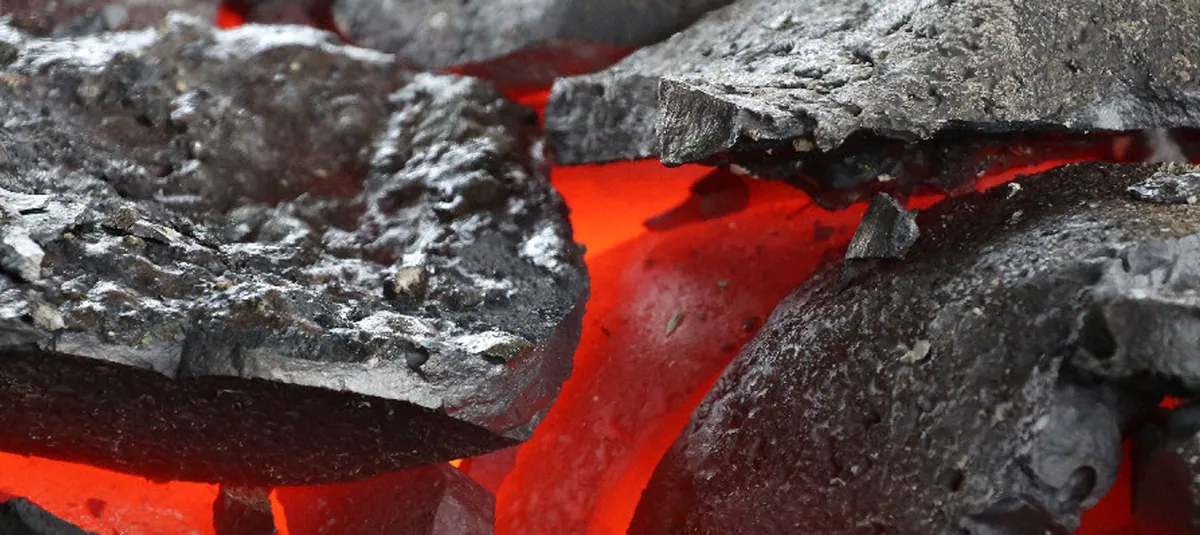 Coke embers